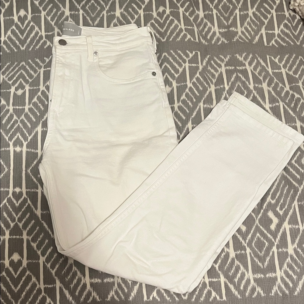Everlane White Straight Leg Jeans. Size 29